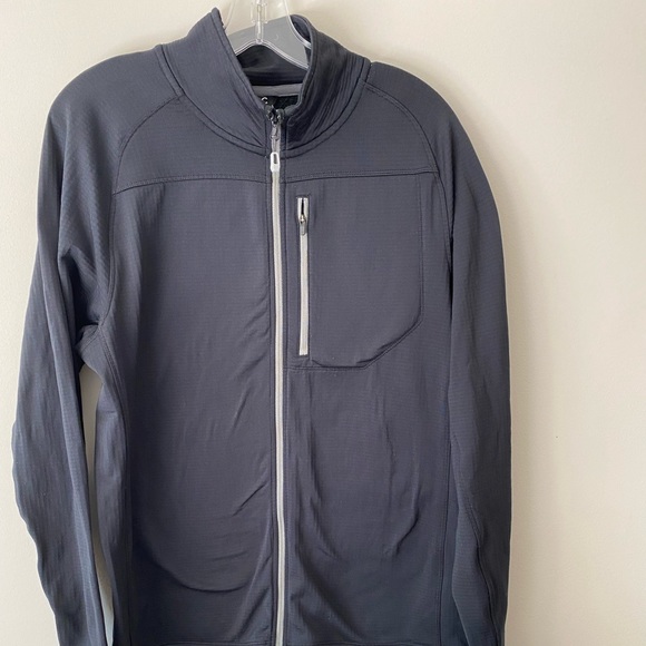 Stoic Full Zip Jacket Large Fleece lined Black - Picture 1 of 5